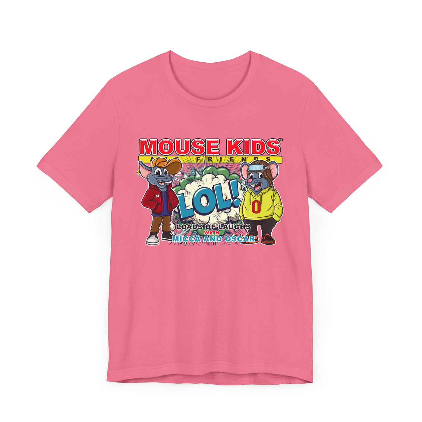 LOL WITH MICCA AND OSCAR Unisex Jersey Short Sleeve Tee