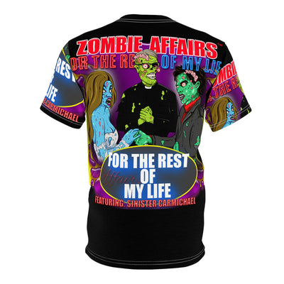 Zombie Affairs For The Rest Of My Life Unisex Cut & Sew Tee (AOP)