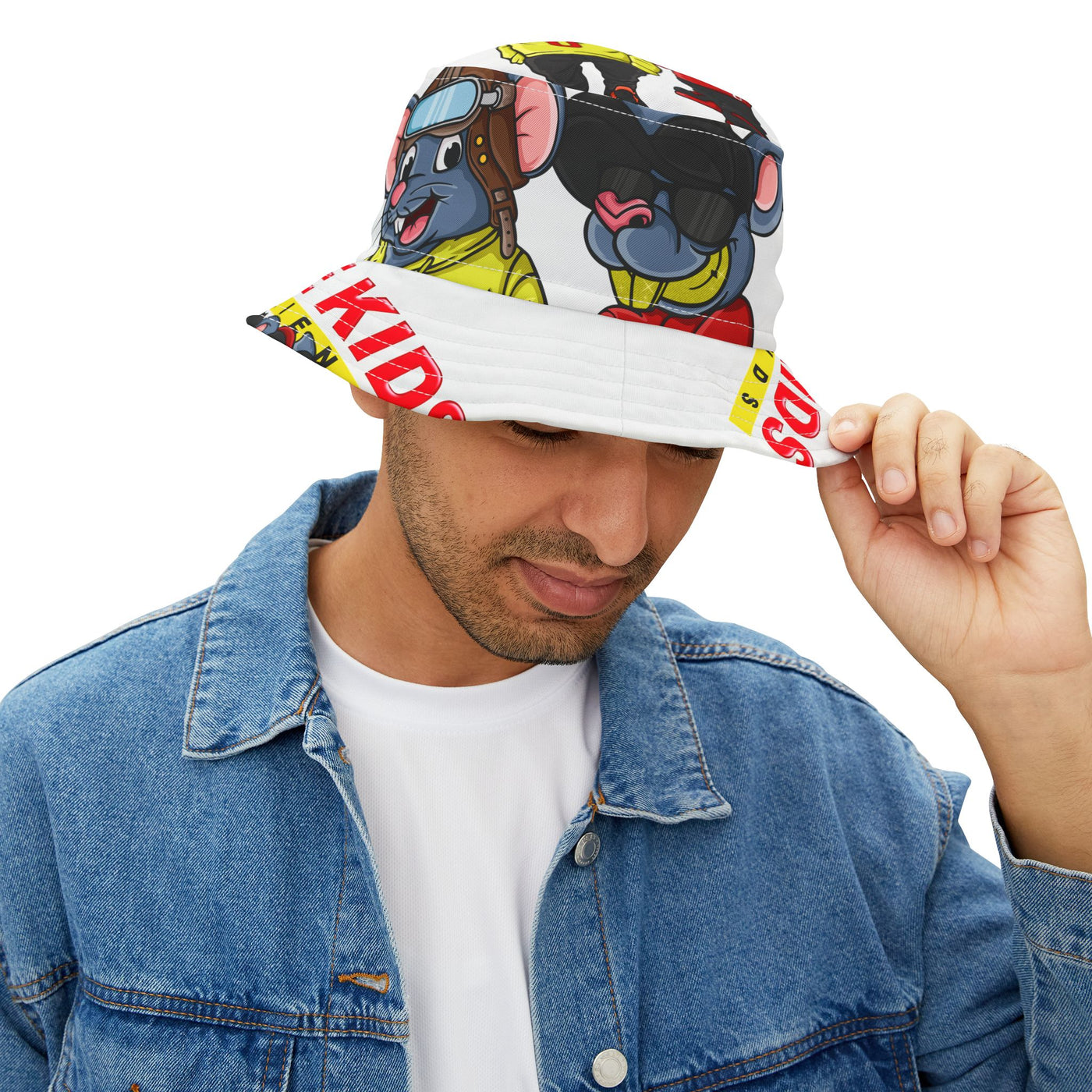 Mouse KIds Bucket Hat (AOP)