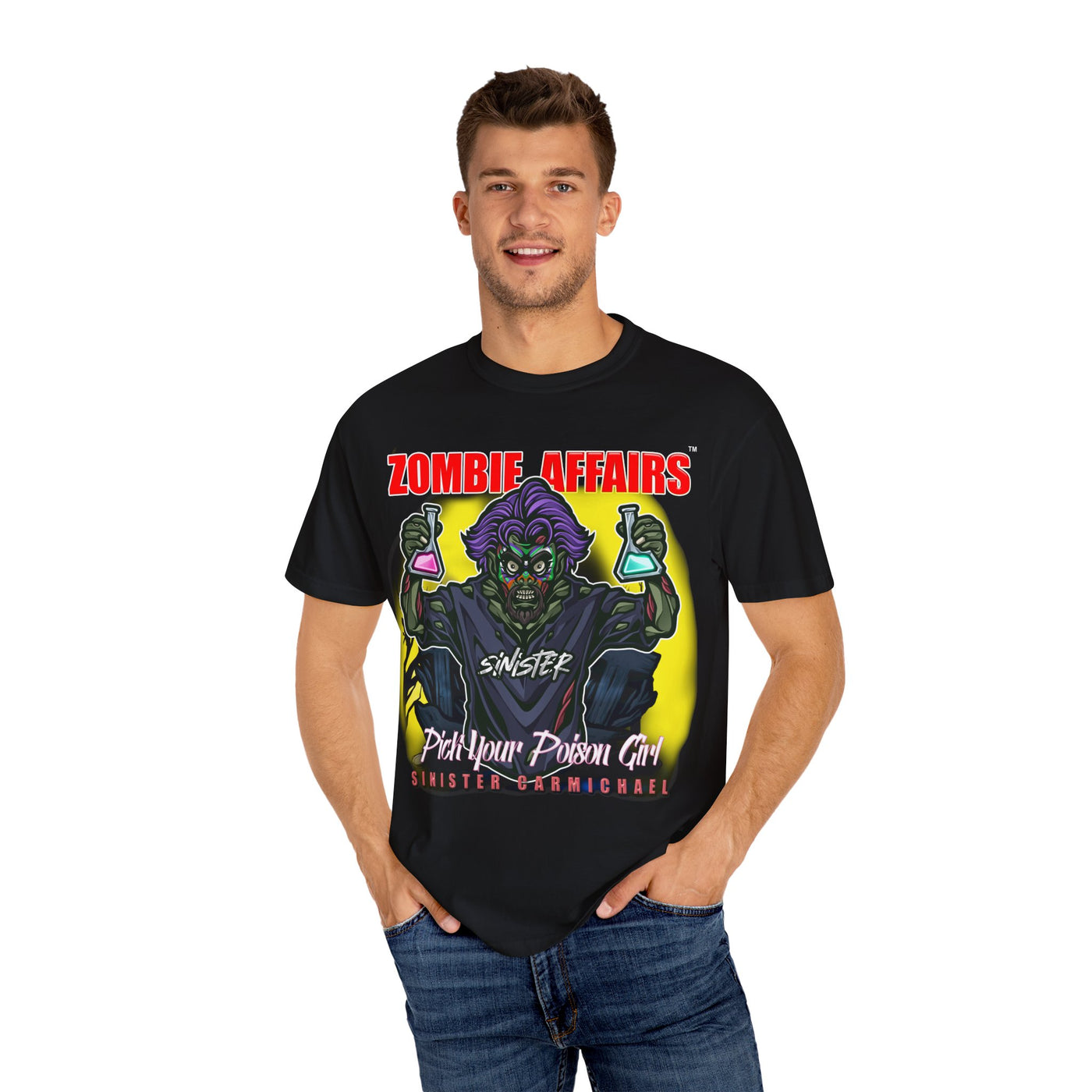 Zombie Affairs Unisex CATFISH T-Shirt | Halloween Graphic Tee | Catfish Back Design