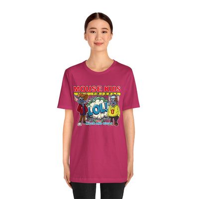 LOL WITH MICCA AND OSCAR Unisex Jersey Short Sleeve Tee