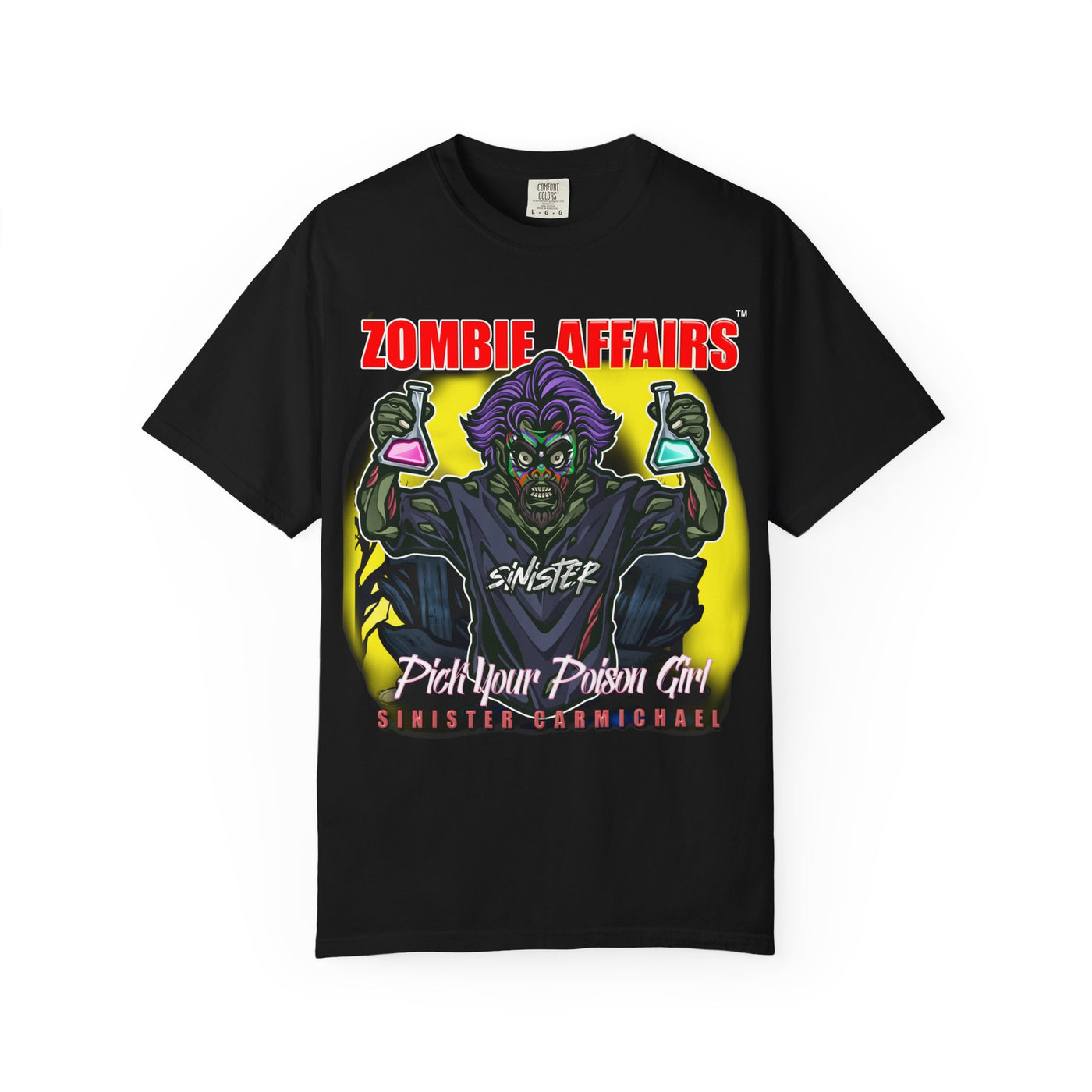 Zombie Affairs Unisex CATFISH T-Shirt | Halloween Graphic Tee | Catfish Back Design