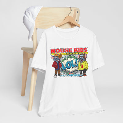 LOL WITH MICCA AND OSCAR Unisex Jersey Short Sleeve Tee
