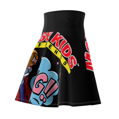 MICCA MOUSE OMG Women's Skater Skirt (AOP)
