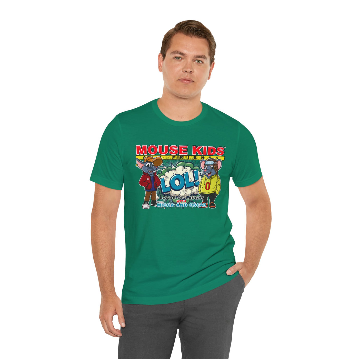 LOL WITH MICCA AND OSCAR Unisex Jersey Short Sleeve Tee