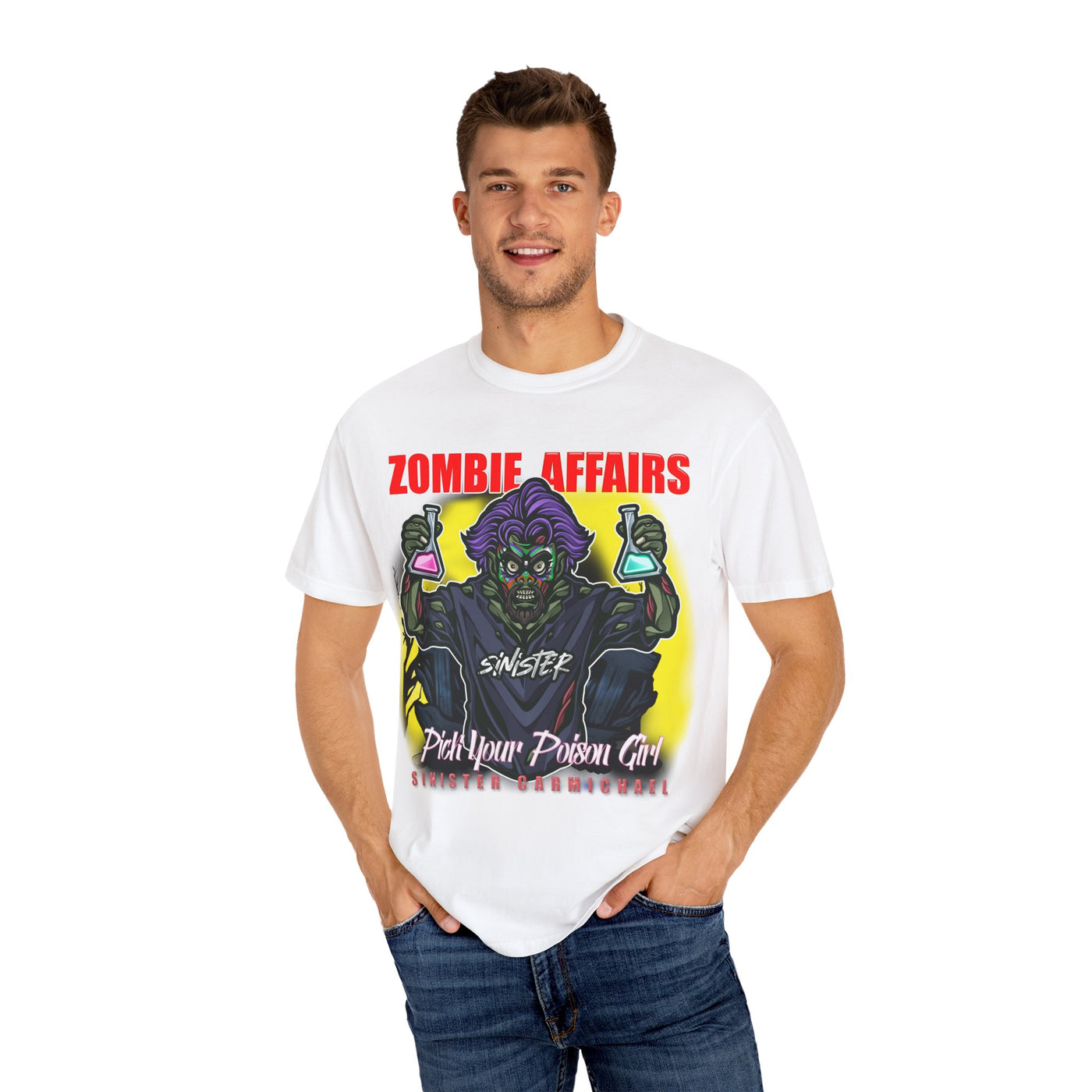 Zombie Affairs Unisex CATFISH T-Shirt | Halloween Graphic Tee | Catfish Back Design